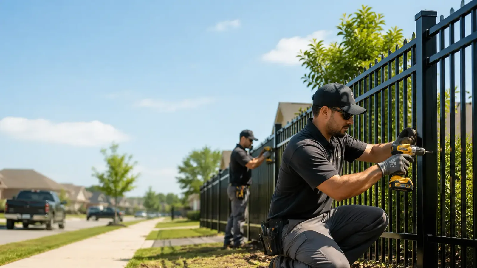 Metal Fence Installation in Franktown, VA